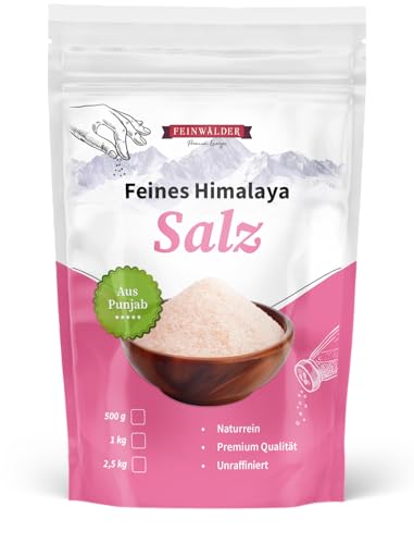 Feinwälder® 1kg Himalaya-Salz fein & 100% naturbelassen – Ursalz aus der Salt Range, Pakistan Punjab Feinwälder® 1kg Himalaya-Salz fein & 100% naturbelassen – Ursalz aus der Salt Range, Pakistan Punjab von Feinwälder