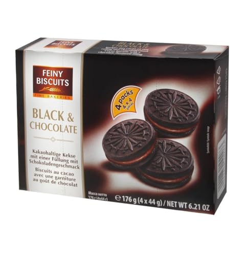 Kekse Black & Chocolate 176g Kekse Black & Chocolate 176g von Feiny Biscuits