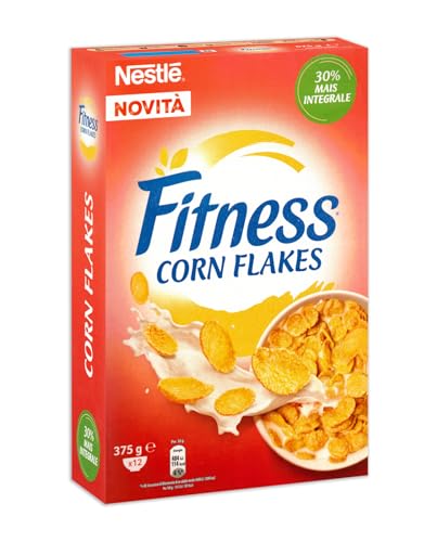 10er-Pack Nestlé Fitness Corn Flakes der knusprige Klassiker Frühstückscerealien 375g + 1er-Pack Kostenlos Felce Azzurra Talkumpuder, 100g-Beutel von Felce Azzurra