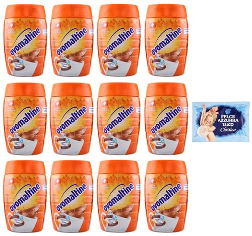 12er-Pack Ovomaltine Malzhaltiges Getränkepulver Kakaogeschmack 400g + 1er-Pack Kostenlos Felce Azzurra Talkumpuder, 100g-Beutel 12er-Pack Ovomaltine Malzhaltiges Getränkepulver Kakaogeschmack 400g + 1er-Pack Kostenlos Felce Azzurra Talkumpuder, 100g-Beutel von Felce Azzurra