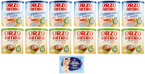 12er-Pack Testpaket Orzo Bimbo Löslich-Gersten-Cappuccino 150g + Orzo Bimbo Löslich-Gersten 120g,eine koffeinfreie Alternative + 1er-Pack Kostenlos Felce Azzurra Talkumpuder, 100g-Beutel 12er-Pack Testpaket Orzo Bimbo Löslich-Gersten-Cappuccino 150g + Orzo Bimbo Löslich-Gersten 120g,eine koffeinfreie Alternative + 1er-Pack Kostenlos Felce Azzurra Talkumpuder, 100g-Beutel von Felce Azzurra