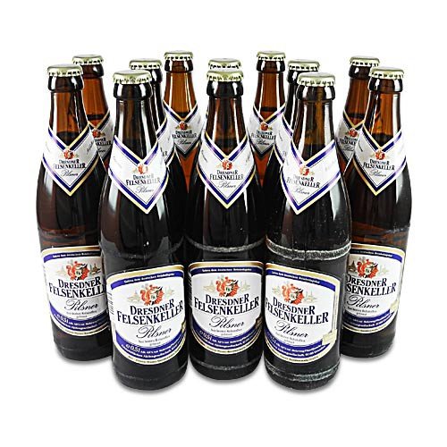 Dresdner Felsenkeller Pilsner (12 Flaschen à 0,5 l / 4,8% vol.) von Feldschlößchen Brauerei