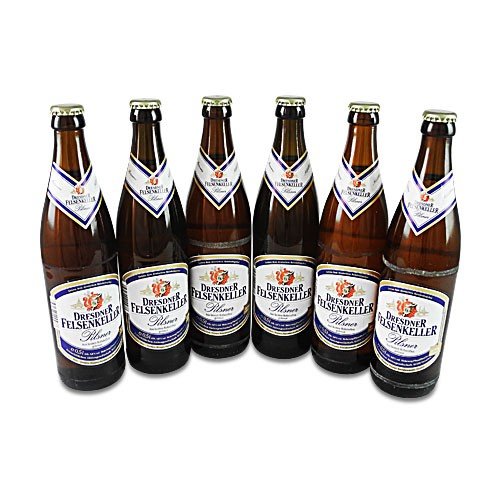 Dresdner Felsenkeller Pilsner (6 Flaschen à 0,5 l / 4,8% vol.)MEHRWEG von Feldschlößchen Brauerei