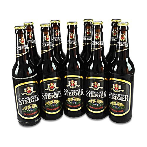 Dresdner Schwarzer Steiger (Schwarzbier / 9 Flaschen à 0,5 l / 5,0% vol.) von Feldschlößchen Brauerei