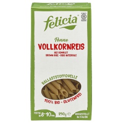 Vollkorn-Reis-Penne von Felicia Bio