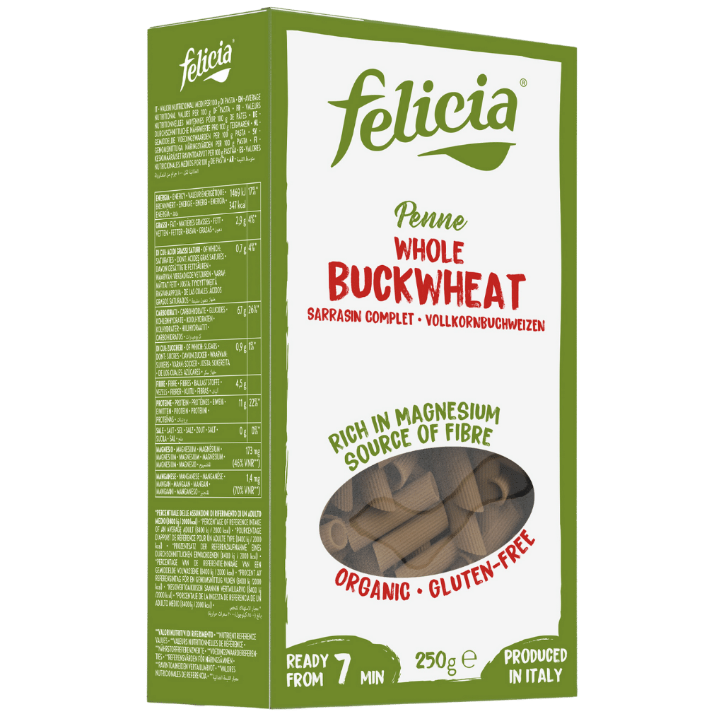 Bio Buchweizen Penne Bio Buchweizen Penne von Felicia