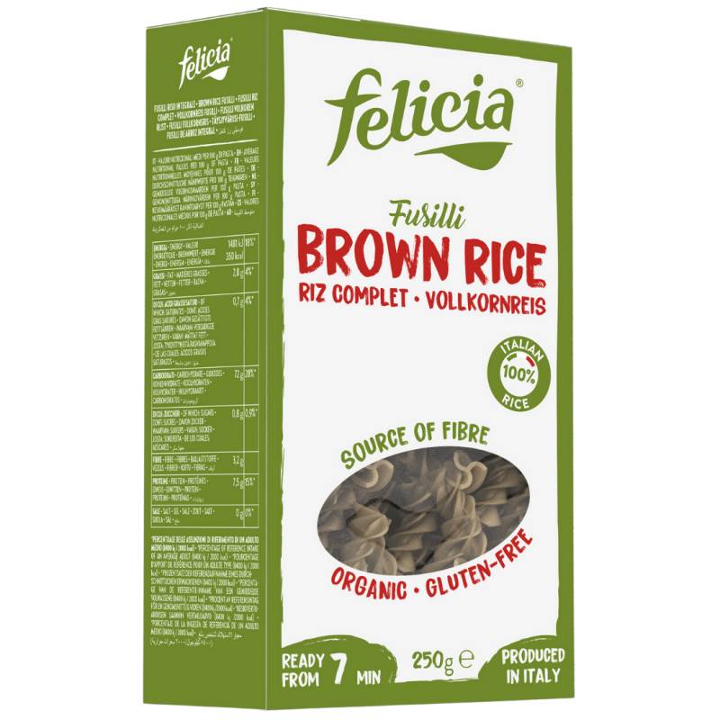 Bio Vollkornreis Fusilli von Felicia