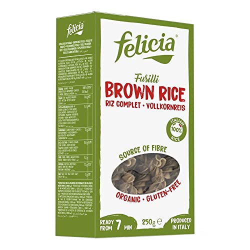 Felicia Bio Vollkorn-Reis Fusilli - 250 g Bio, glutenfrei, vegan von Felicia Bio