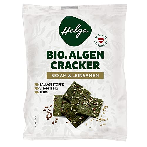 HELGA BIO Algencracker Sesam & Leinsamen - 45g