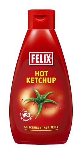 Felix Ketchup Hot | scharfes Ketchup | Familienpackung 6 x 1000 g (6er Pack) von GALRODIN
