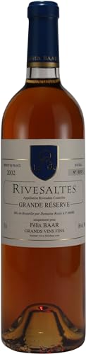 Félix BAAR GRANDS VINS FINS Rivesaltes Grande Réserve Vin Doux Naturel AOC 2002 - Französischer natursüßer, lieblicher Weisswein aus Languedoc-Roussillion, Rivesaltes - 750ml Flasche von Félix BAAR GRANDS VINS FINS