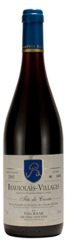 Beaujolais-Villages Tête de Cuvée 2003 – Besonderer französischer Jahrgangswein, Gamay, Rot, Trocken Beaujolais-Villages Tête de Cuvée 2003 – Besonderer französischer Jahrgangswein, Gamay, Rot, Trocken von Félix Baar Grands Vins Fins