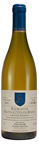 Bourgogne Hautes-Côtes-de-Beaune 2014 - Aromatischer Chardonnay Weisswein aus Burgund, Frankreich - Trocken, vollmundig, 12.5%, 75cl von Félix Baar Grands Vins Fins