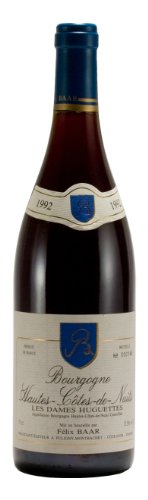 Bourgogne Hautes-Côtes de Nuits, Les Dames Huguettes AOC 1992 - Pinot Noir Jahrgangswein zum Geburtstag, Jubiläum und anderen besonderen Anlässen - Frankreich, Burgund, Rot, 750ml von Félix Baar Grands Vins Fins