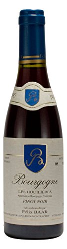 Bourgogne Les Houilières AOC 1995 - Alter französischer Pinot Noir Rot-wein aus Burgund, Frankreich (375ml Flasche) von Félix Baar Grands Vins Fins