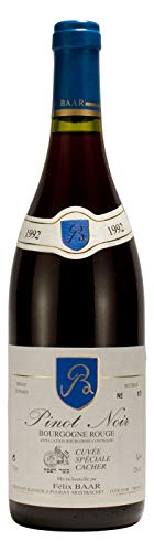 Bourgogne Pinot Noir Cacher 1992 - Besondere französische Weinrarität zum Geburtstag, Jubiläum, Jahrestag, Hochzeitstag - Koscher, Trocken von Félix Baar Grands Vins Fins