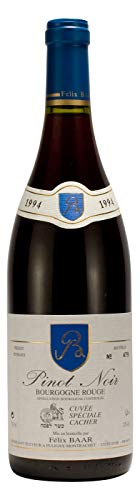 Bourgogne Pinot Noir Cacher 1994 - Koscherer französischer Burgunder Rotwein zum Geburtstag, Jubiläum, Jahrestag, Hochzeitstag - Besonderer Jahrgang, Koscher, Trocken von Félix Baar Grands Vins Fins