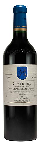 Cahors Grande Réserve 2003 – Prämierter französischer Rotwein mit Gold-Medaille, Trocken, 13,5% (0.75l Flasche) von Félix Baar Grands Vins Fins
