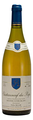 Châteauneuf-du-Pape Grande Cuvée Blanc 1993 - Besonderer Weingenuss aus Frankreich - Weisswein Trocken (1 x 750ml) von Félix Baar Grands Vins Fins
