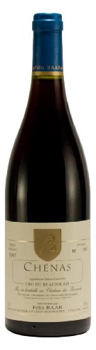 Chénas Cru du Beaujolais AOC 1997 - Trockener Bio Rotwein aus Frankreich, 100% Gamay Rebe, Jahrgangswein als besondere Geschenkidee Chénas Cru du Beaujolais AOC 1997 - Trockener Bio Rotwein aus Frankreich, 100% Gamay Rebe, Jahrgangswein als besondere Geschenkidee von Félix Baar Grands Vins Fins