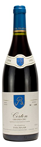 Corton Grand Cru 1998 - Alter französischer Burgunder Jahrgangswein als besondere Geschenkidee, Pinot Noir, Rot-wein, Trocken von Félix Baar Grands Vins Fins