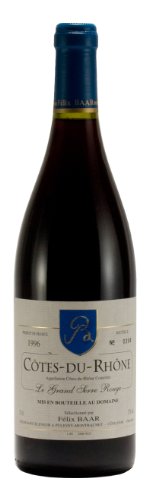 Côtes-Du-Rhône Le Grand Serre Rouge AOC 1996 - Rotwein, Frankreich, Rhône, Jahrgangswein, Trocken Côtes-Du-Rhône Le Grand Serre Rouge AOC 1996 - Rotwein, Frankreich, Rhône, Jahrgangswein, Trocken von Félix Baar Grands Vins Fins