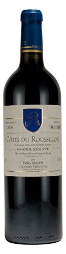 Côtes du Roussillon Grande Réserve 2006 - Französischer Rotwein, Languedoc-Roussillon, Syrah, Grenache, Carignan, Trocken von Félix Baar Grands Vins Fins