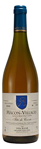 Mâcon-Villages Tête de Cuvée 2006 - Französischer Burgunder Weisswein – Chardonnay, Trocken, 1 x 0,75 l von Félix Baar Grands Vins Fins