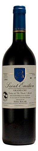 Saint-Emilion Grand Cru Bio 1994 - Alter französischer Bordeaux Biowein, Weinrarität als besondere Geschenkidee - Merlot, Cabernet Sauvignon, Rot, Trocken von Félix Baar Grands Vins Fins