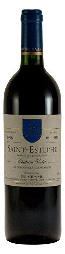 Saint-Estephe 1996 - Französischer Rot-wein Klassiker aus Bordeaux, Frankreich zum Geburtstag, Jubiläum und zu anderen besonderen Anlässen von Félix Baar Grands Vins Fins