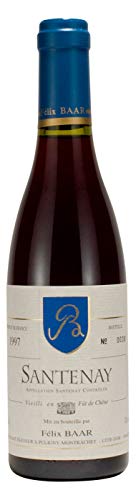 Santenay 1997 - Französische Weinrarität zum Geburtstag, Jubiläum, Jahrestag, Hochzeitstag - Edler Pinot Noir Rotwein, Beaune, Burgund, Trocken, Kleine Flasche (375ml) von Félix Baar Grands Vins Fins