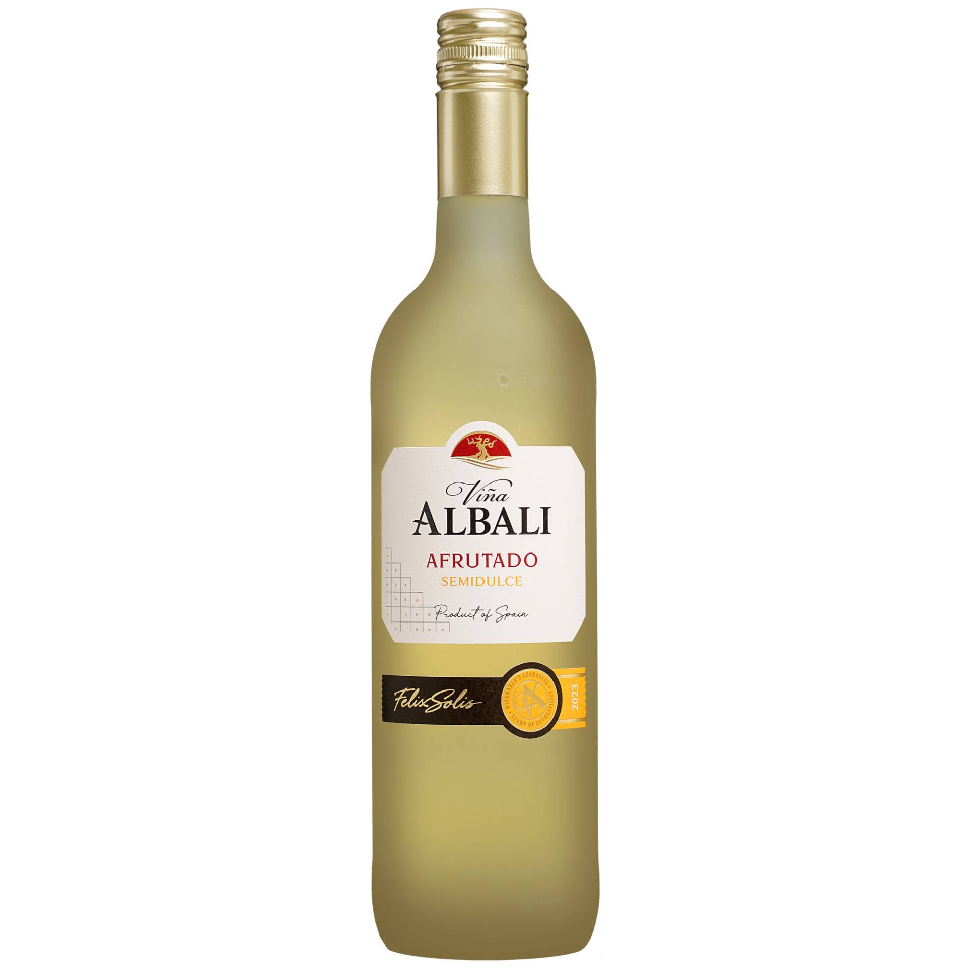 Viña Albali Blanco Semi dulce 2023  0.75L 12% Vol. Weißwein Lieblich aus Spanien von Félix Solís