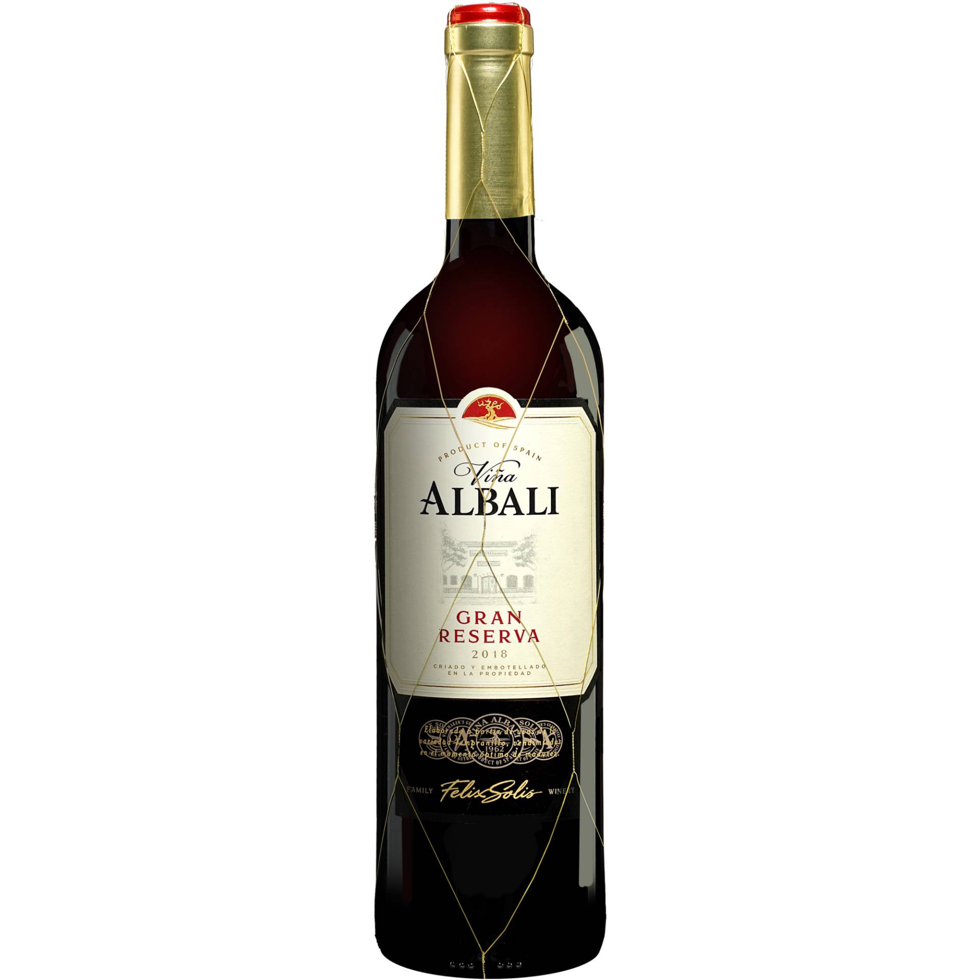 Viña Albali Gran Reserva 2018 0.75L 13% Vol. Rotwein Trocken aus Spanien Viña Albali Gran Reserva 2018 0.75L 13% Vol. Rotwein Trocken aus Spanien von Félix Solís