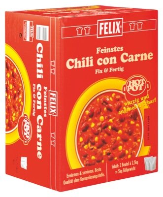 Felix Hot Pot Chili con Carne 2x2,5kg von Felix