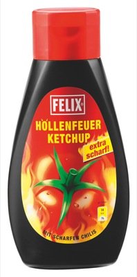 Felix Ketchup Höllenfeuer 450g 12 x 450 g von Felix