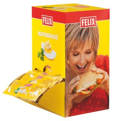 Felix Mayonnaise Port. 50%Fe.100x18g von GREAT BRITISH TRADING LIMITED