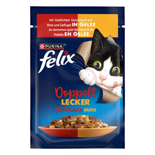 Felix So gut wie es aussieht mit Rind & Geflügel in Gelee von Felix