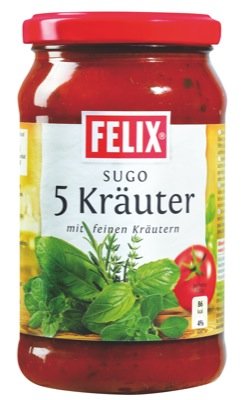 Felix Sugo 360g, Kräuter 6 x 360 g von Dttra
