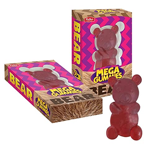 Riesen Gummibärchen XXL Fruchtgummi 600g von Felko