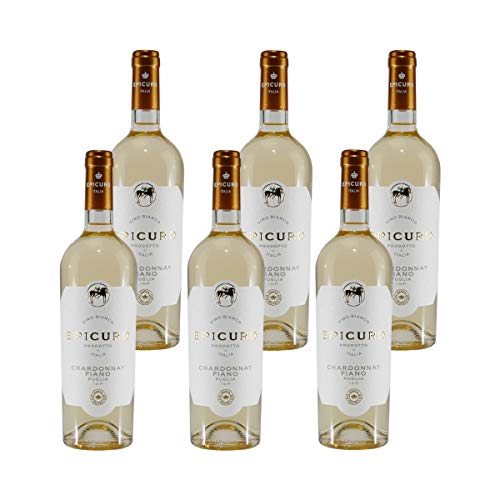 Epicuro Chardonnay Fiano IGP Italienischer Weißwein (6 x 0,75L) von Femar Vini