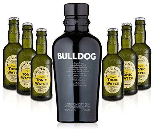 Gin Tonic Set - Bulldog Gin 0,7l 700ml (40% Vol) + 6x Fentimans Tonic Water 200ml - Inkl. Pfand MEHRWEG von Fentimans-Fentimans