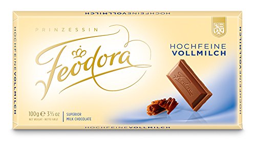 Feodora Chocolade-Tafel Tradition Vollmilch-Hochfein, 10er Pack (10 x 100 g) von Feodora