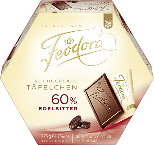 Feodora Schokolade Täfelchen 60% Edelbitter 225g von Feodora