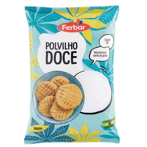Ferbar Polvilho Doce | Süßes Pulver Maniokstärke 500 g von Ferbar