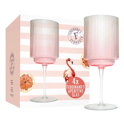 Ferdinand's Rosé Aperitivo Gläser 4er Pack - 540ml Perfekt für Aperitivo, Cocktails und Mixgetränke Ferdinand's Rosé Aperitivo Gläser 4er Pack - 540ml Perfekt für Aperitivo, Cocktails und Mixgetränke von Ferdinand´s