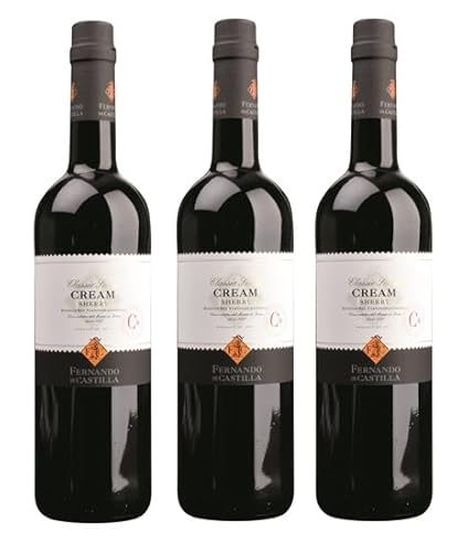 3x 0,75l - Fernando de Castilla - Classic - Cream - Jerez D.O.P. - Andalusien - Spanien - Sherry süß 3x 0,75l - Fernando de Castilla - Classic - Cream - Jerez D.O.P. - Andalusien - Spanien - Sherry süß von Fernando de Castilla