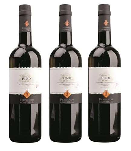 3x 0,75l - Fernando de Castilla - Classic - Fino Dry - Jerez D.O.P. - Andalusien - Spanien - Sherry trocken 3x 0,75l - Fernando de Castilla - Classic - Fino Dry - Jerez D.O.P. - Andalusien - Spanien - Sherry trocken von Fernando de Castilla