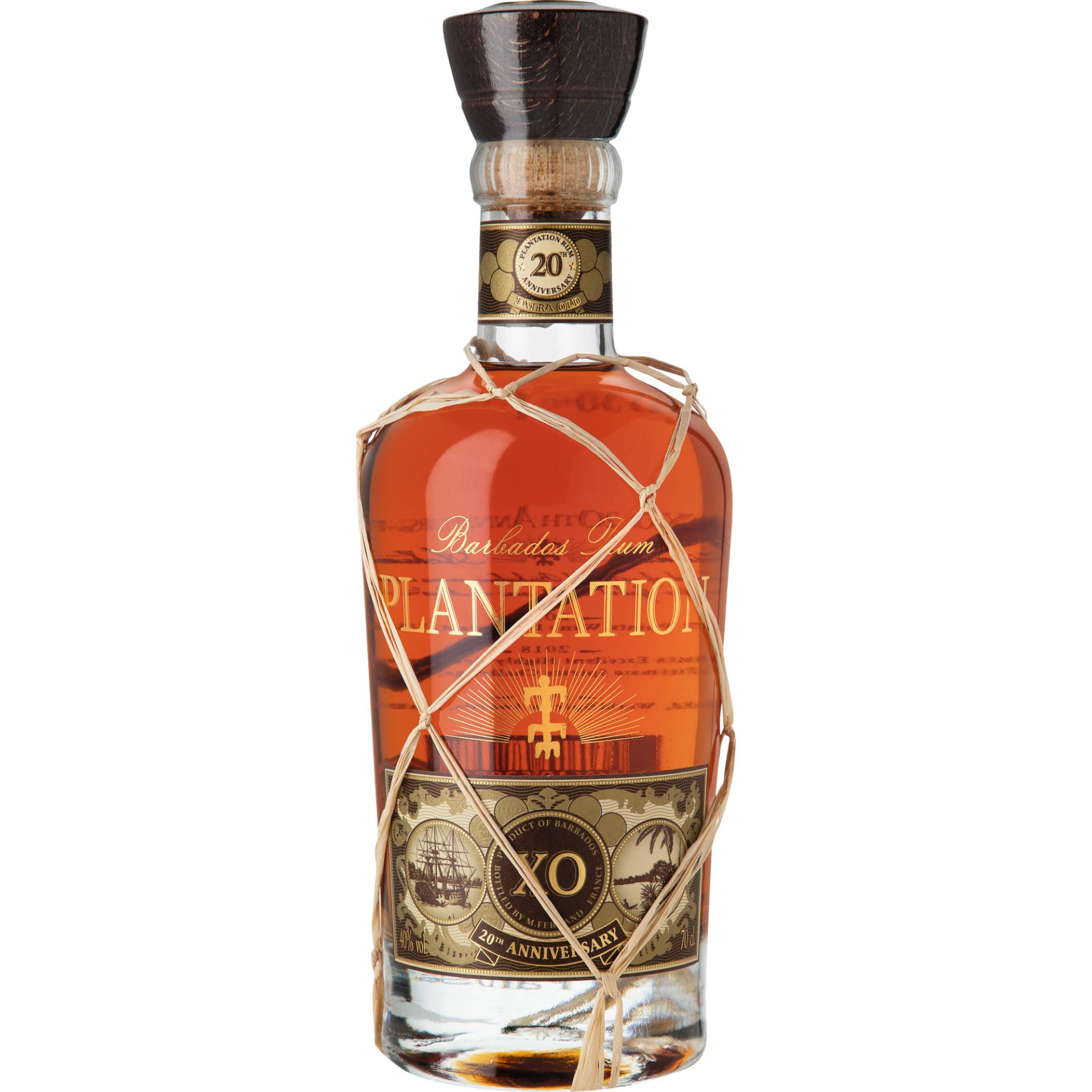 Plantation Barbados Rum Extra Old XO, Barbados, 0,7 L, 40% Vol., in Etui, Spirituosen von Ferrand Deutschland GmbH, Sundernallee 75, D-53636 Iserlohn