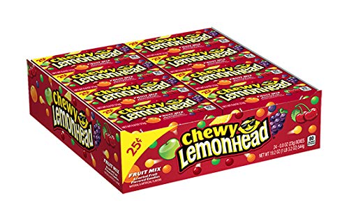 Chewy Lemonhead Fruit Mix Candy (23 g) (24 Stück) von Ferrara Candy Company