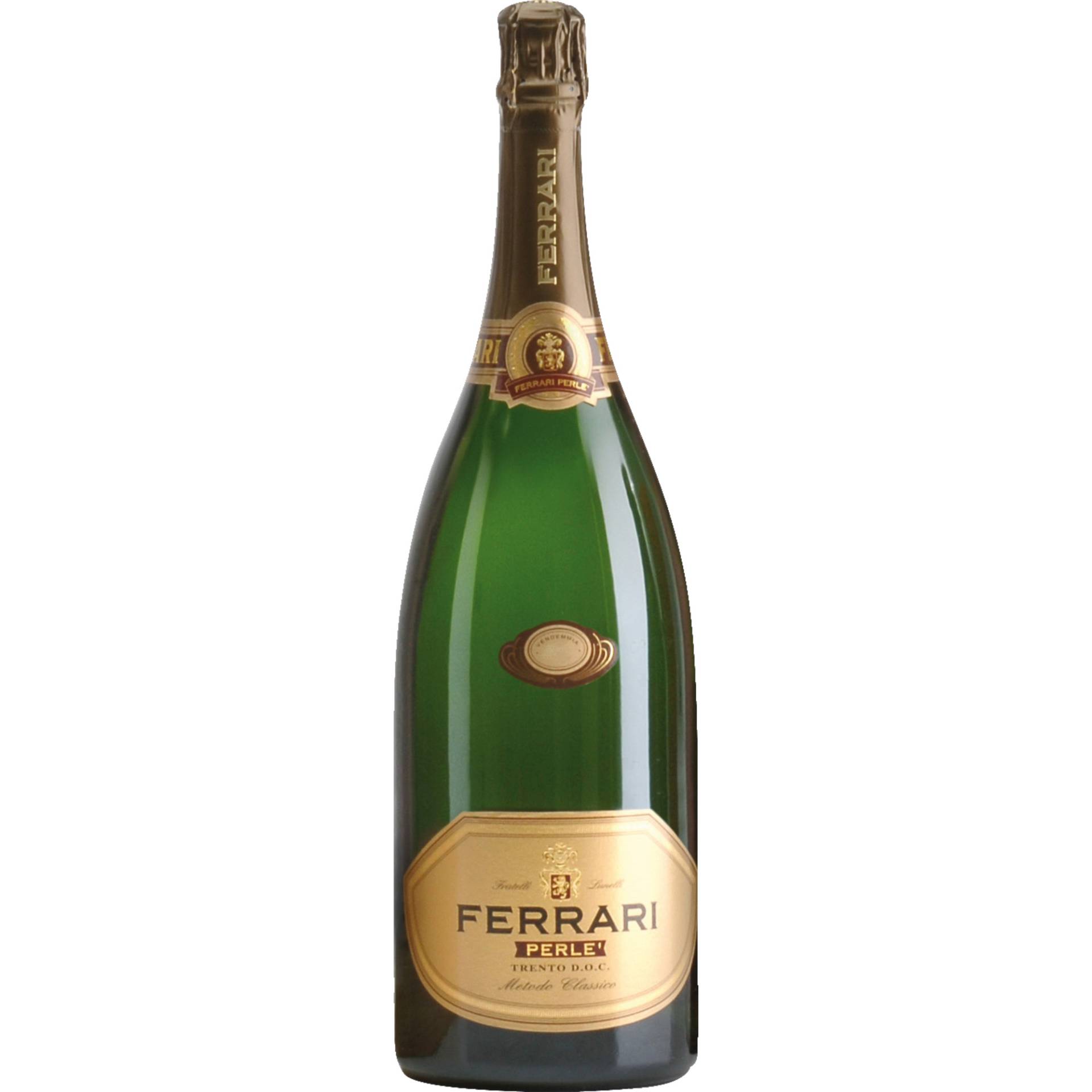 Ferrari Perlé, Trento DOC, 1,5 L, Trentino, 2017, Schaumwein Ferrari Perlé, Trento DOC, 1,5 L, Trentino, 2017, Schaumwein von Ferrari F.lli Lunelli S.p.A., IT-38040 Trento